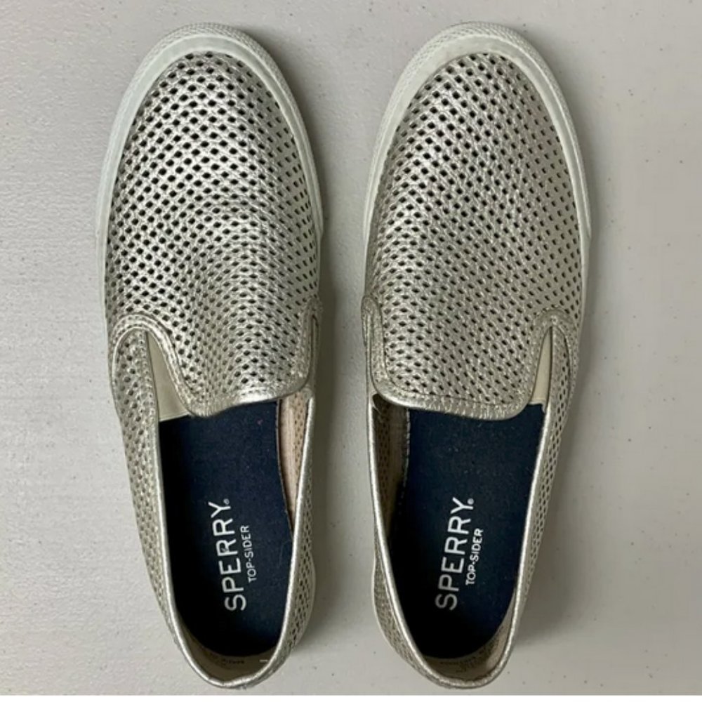 Sperry Seaside Nautical Perf Sneaker - Picture 2 of 2